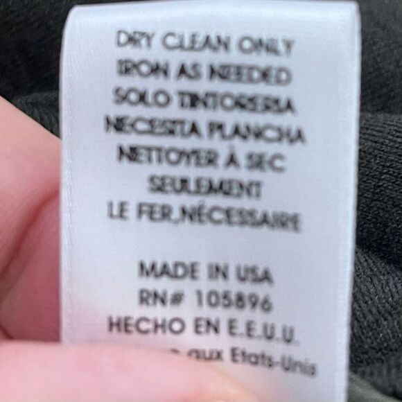 Worth Olive Pencil Skirt | Zip Slit - Picture 5 of 5